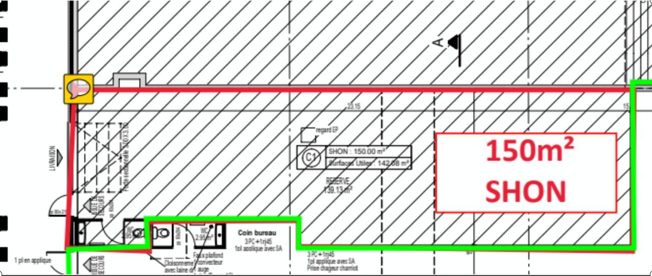Local d'activité Mérignac 1141m² Location local d'activité Mérignac Gironde OLACT2528921 1